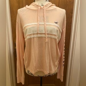 Hollister Pink Hooded Long Sleeve